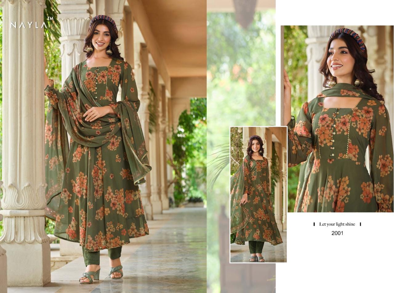 Kayra By Nayla 2001-2002 Printed Anarkali  Kurtis Catalog